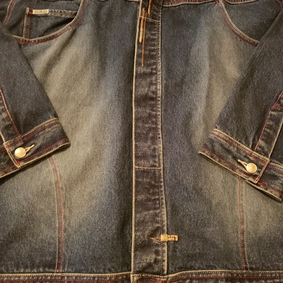 Men's XXL Rocawear Oversize Denim Jean Jacket - Picture 6 of 8